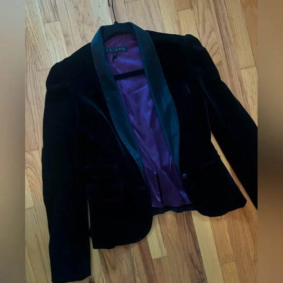 DDC LABS Black Velvet Blazer - Picture 1 of 7